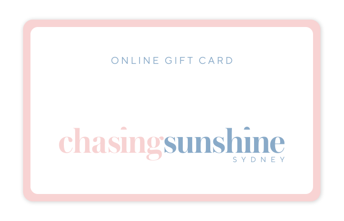 Chasing Sunshine Online Gift Card