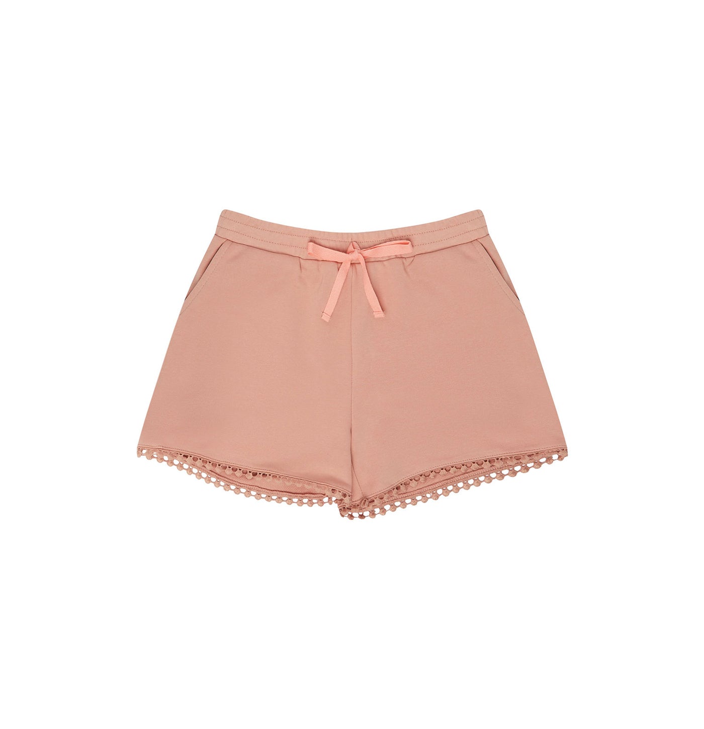 Blush pink shorts
